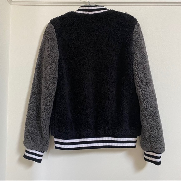 Audrey 3+1 Sherpa Varsity Jacket - Picture 3 of 3